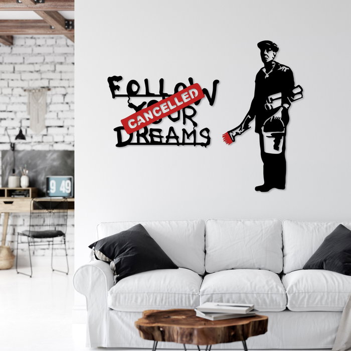 Wallity Banksy Metal 06 Wallity Banksy Metal 06
